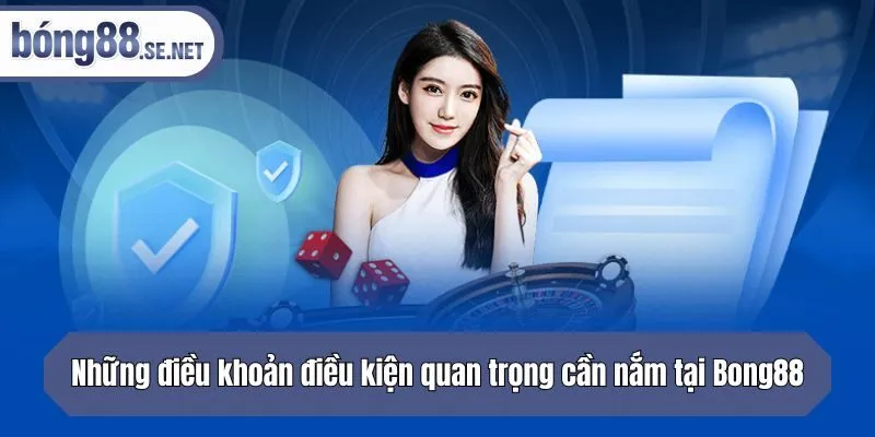 Những điều khoản điều kiện quan trọng cần nắm tại Bong88